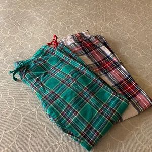 Women’s flannel pajama bottoms. Bundle of 2